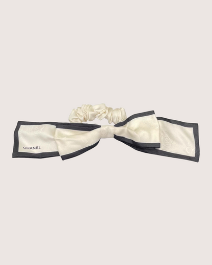Chanel 21S Camellia Bow Hair Tie
