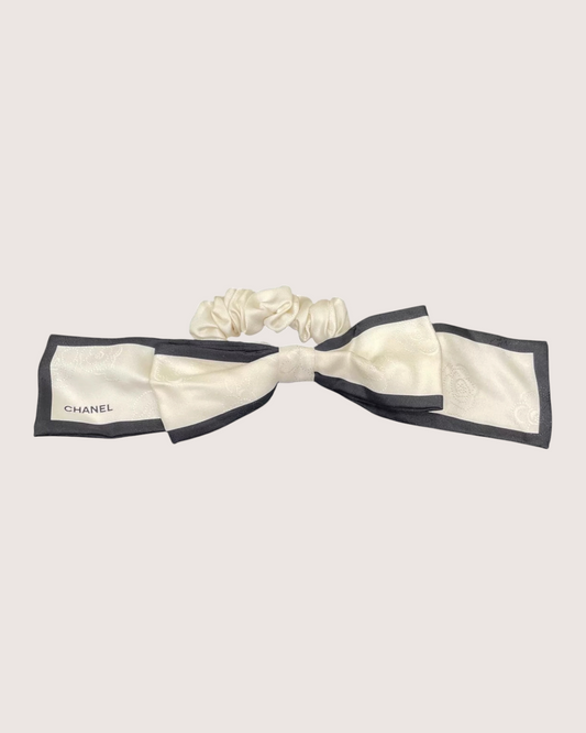 Chanel 21S Camellia Bow Hair Tie