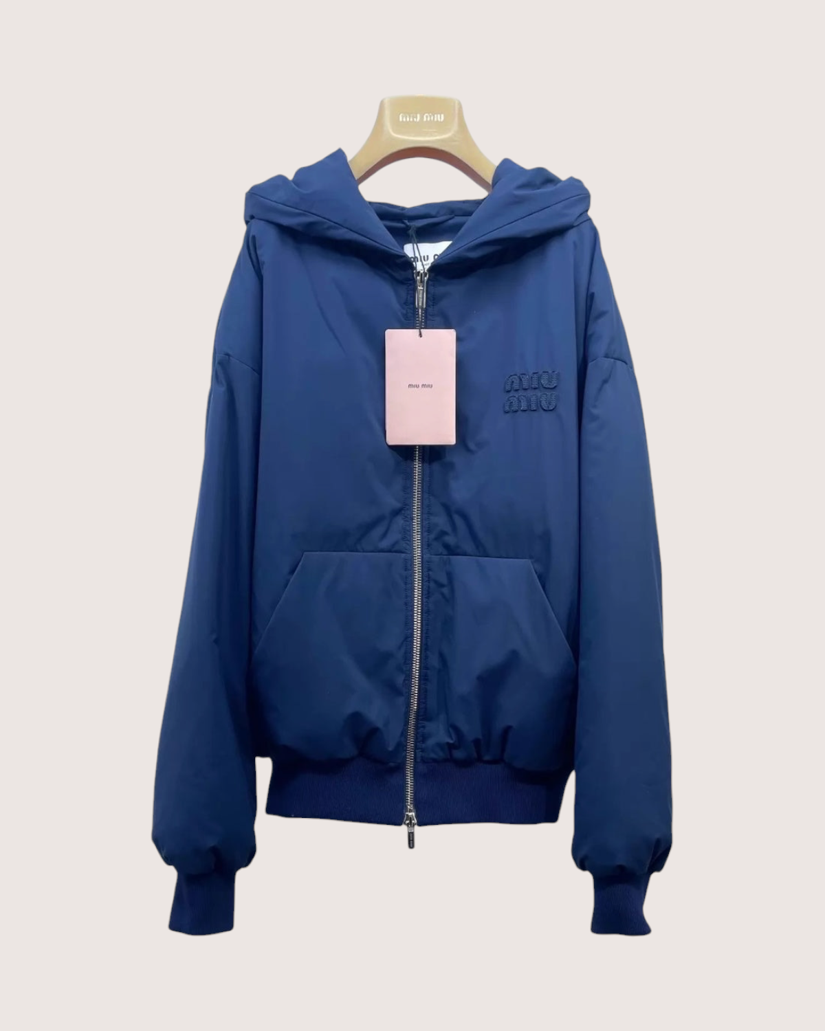 Miu Miu FW23 Technical Pongé Blouson Jacket