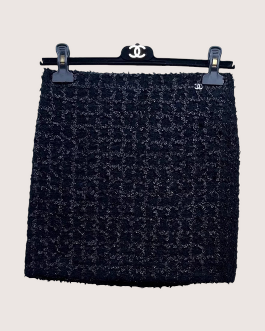 Chanel 22K Tweed Mini Skirt