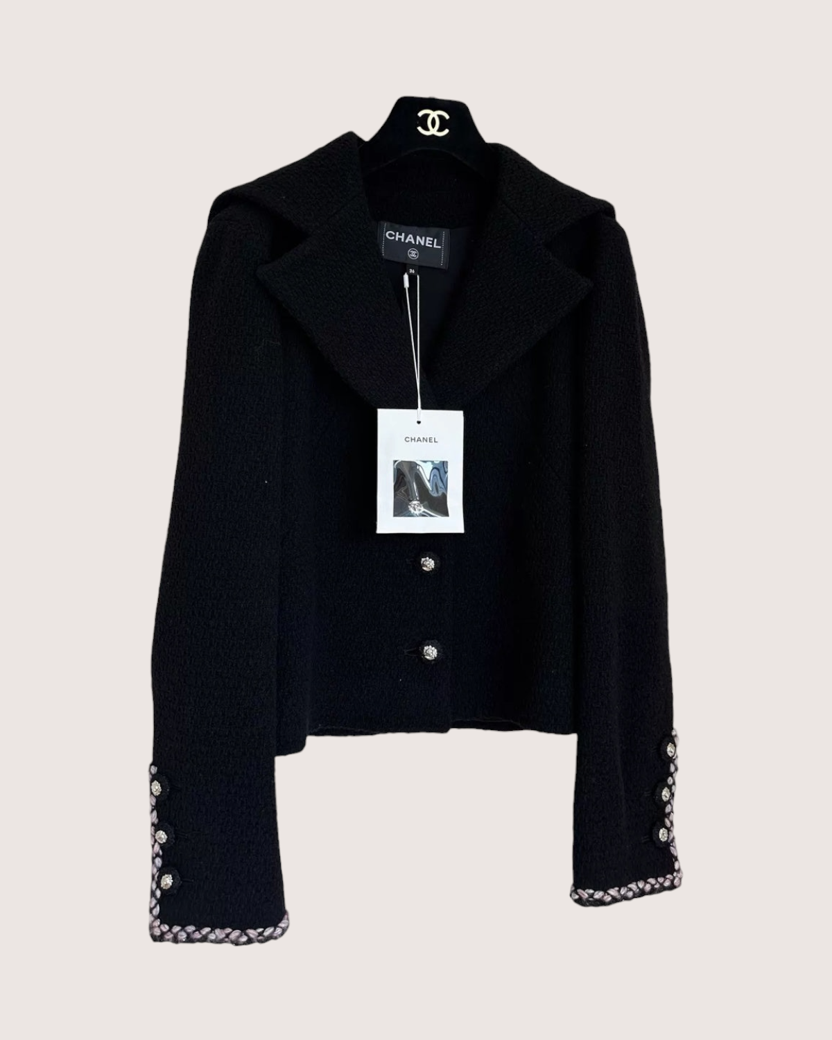 Chanel 24K Tweed Cropped Jacket