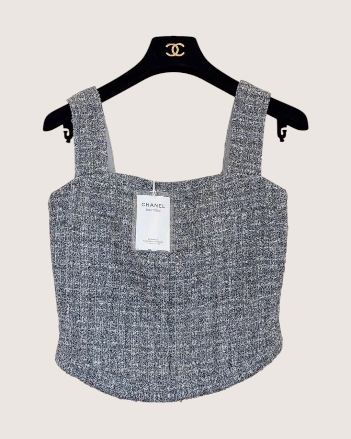 Chanel 24P Tweed Crop Top