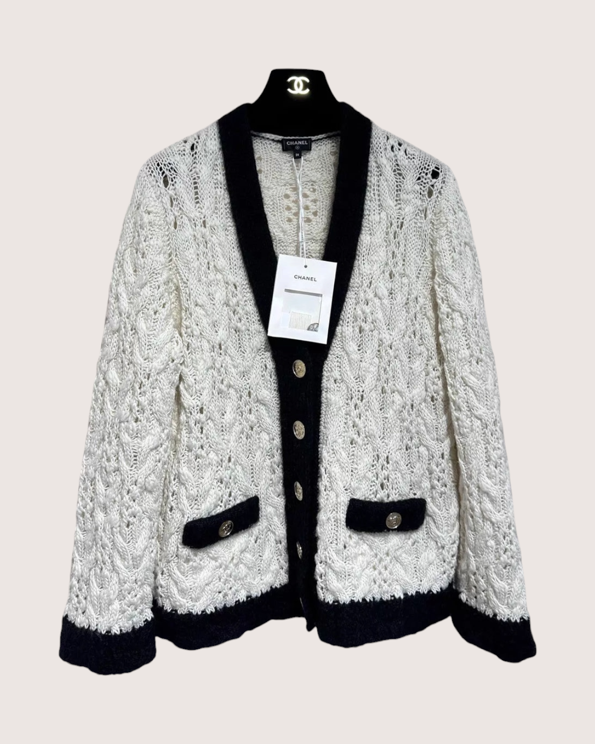 Chanel 25B Wool Cardigan