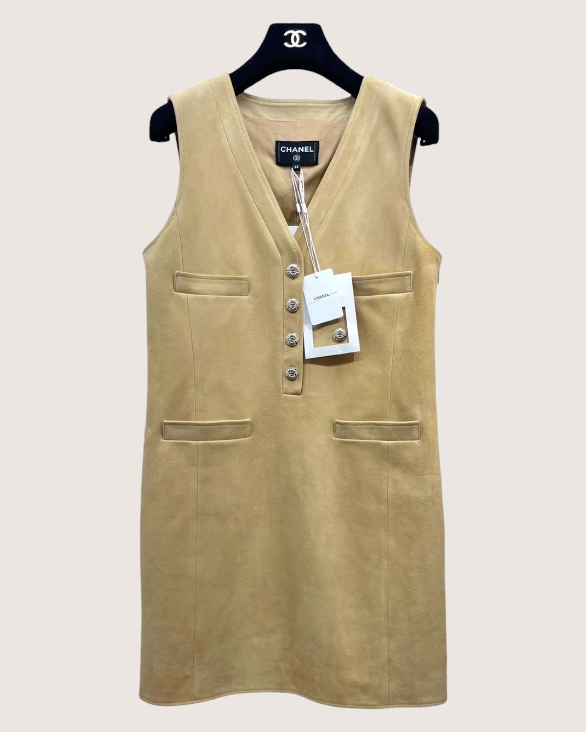 Chanel 26C Suede Calfskin Mini Dress