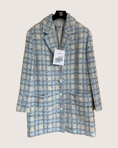 Chanel 22B Plaid Tweed Jacket
