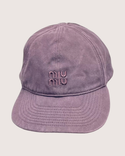 Miu Miu Logo Baseball Cap