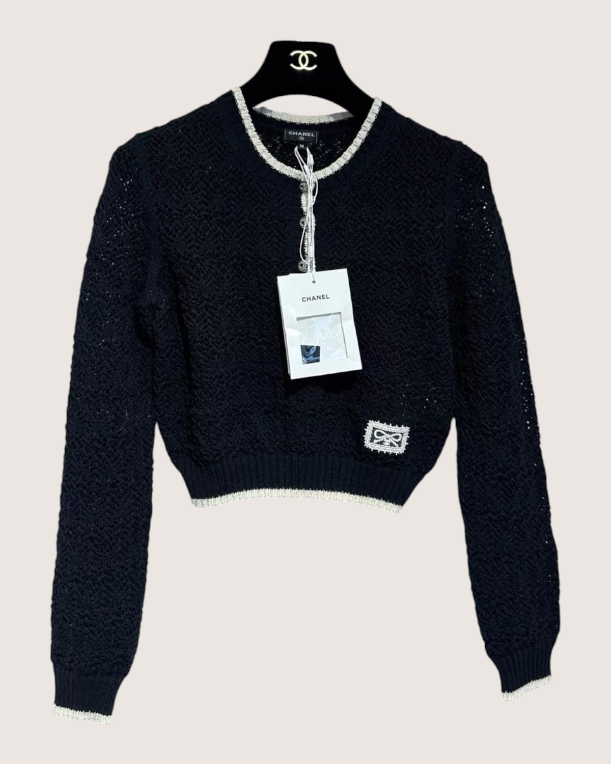 Chanel 24P Cropped Sweater