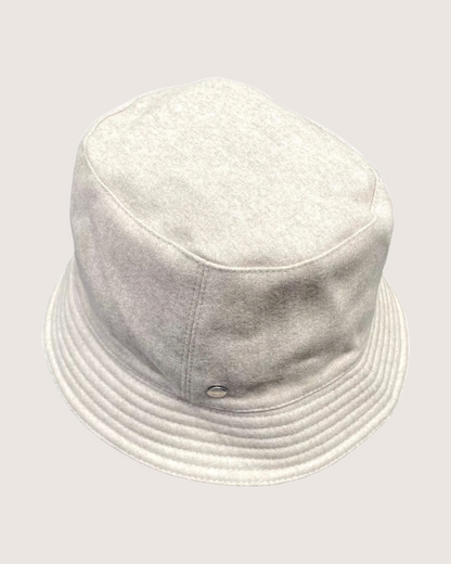 Hermès Cashmere Bucket Hat Beige/Ecru FR 36