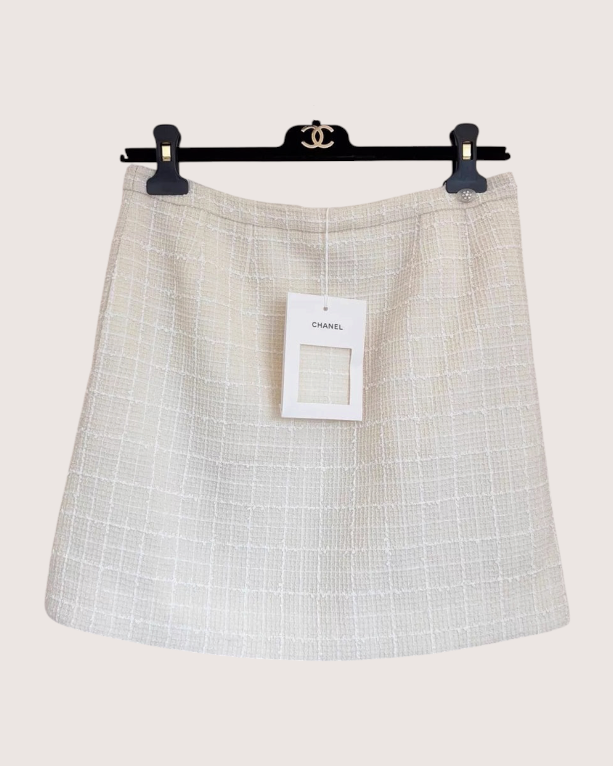 Chanel 25C Tweed Mini Skirt