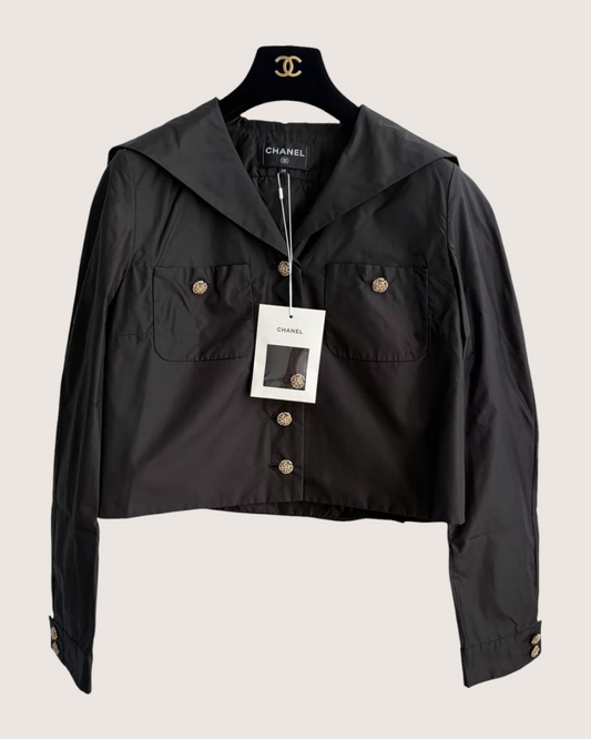 Chanel 26C Sailor-Collar Jacket - Black