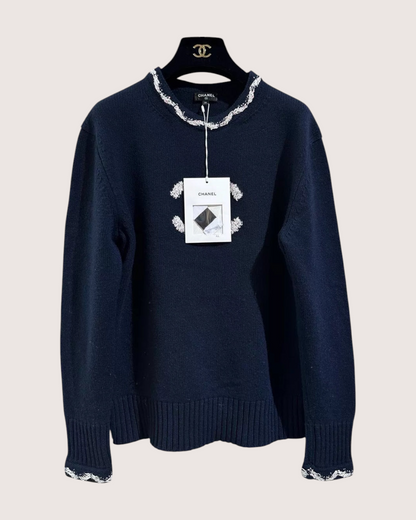 Chanel 21P CC Logo Sweater