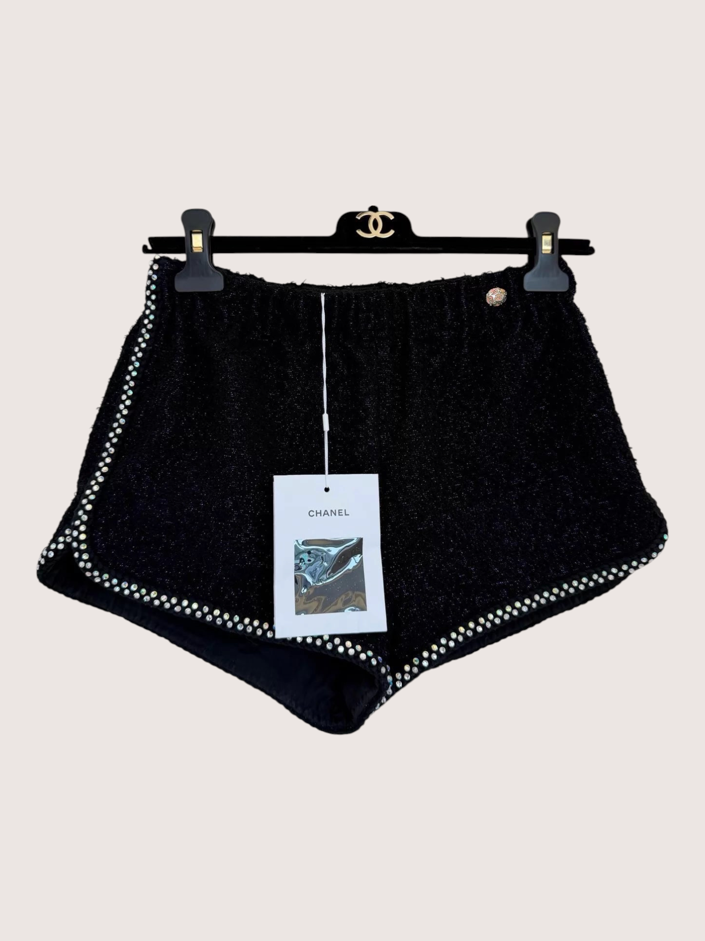 Chanel 24C Crystal Tweed Trousers