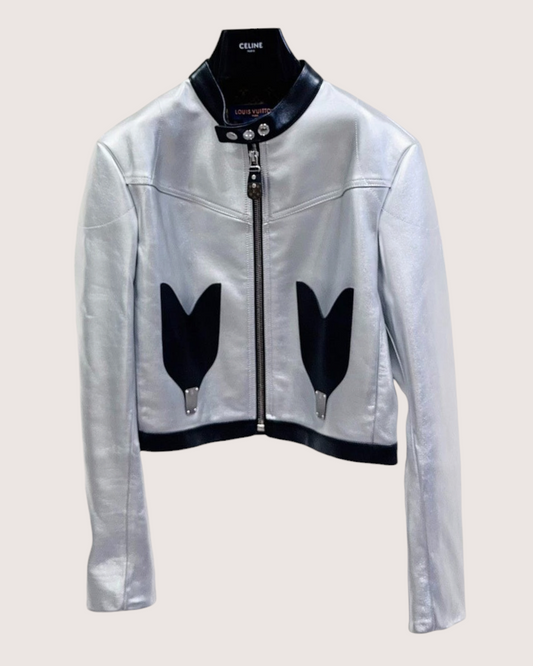 Louis Vuitton Monogram Zip-Up Jacket - Silver, Black
