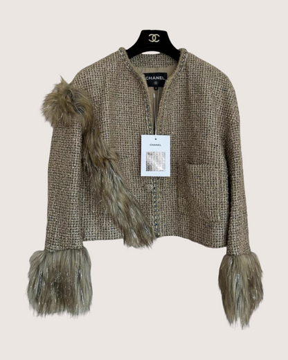 Chanel 21A Fringe Tweed Jacket