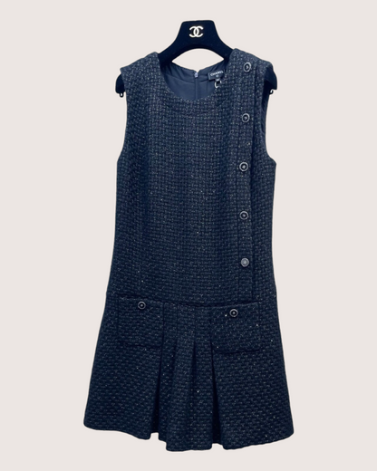 Chanel 25A Tweed Mini Dress