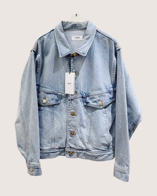 Celine Denim Jacket Blue FR 38