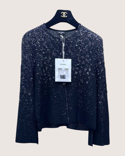 Chanel 25P Starry Sequin Cardigan