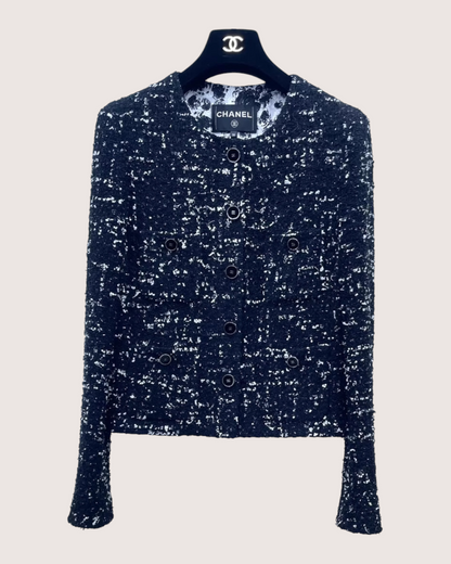 Chanel 26P Sequin Tweed Jacket