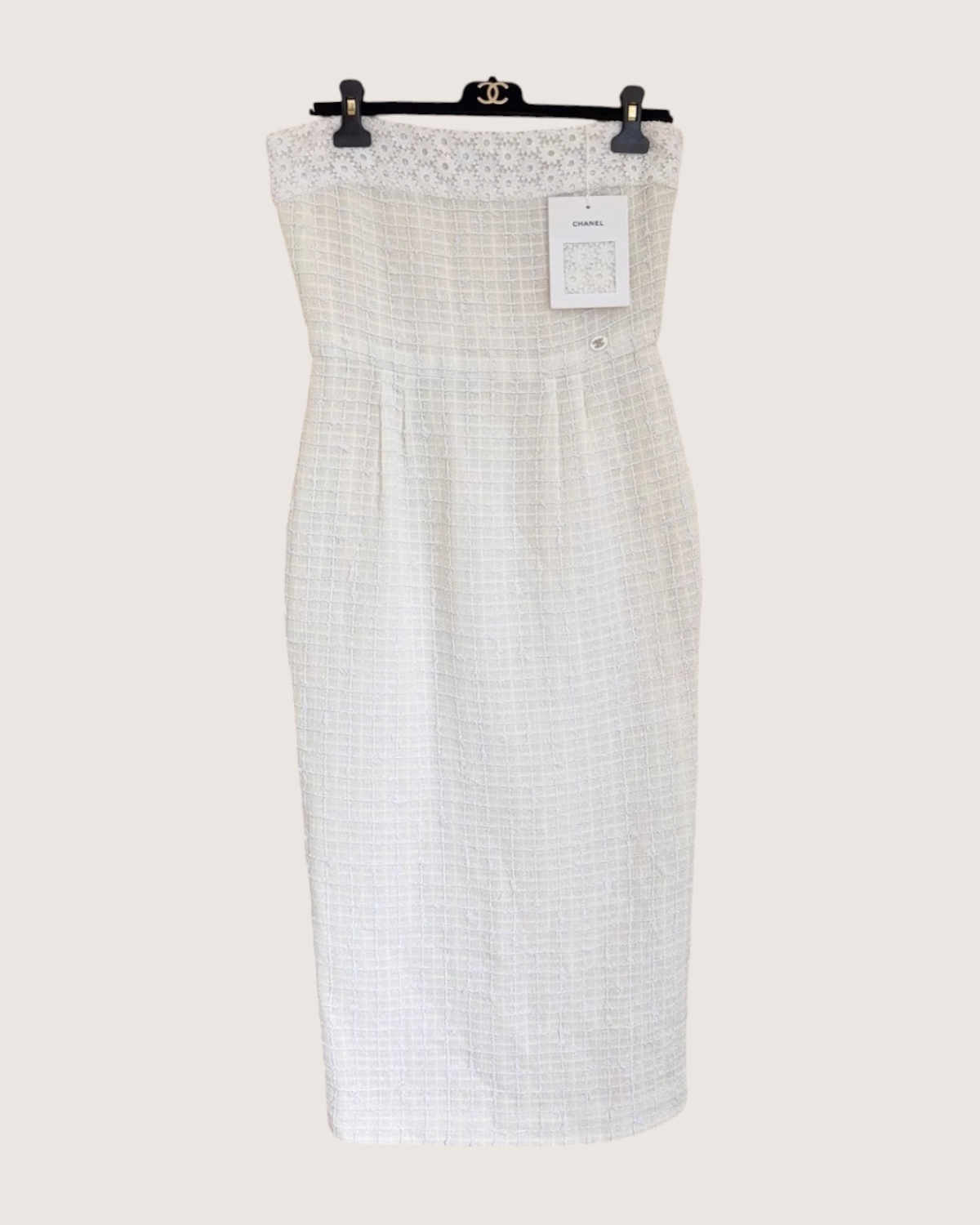 Chanel Camellia Openwork Dress