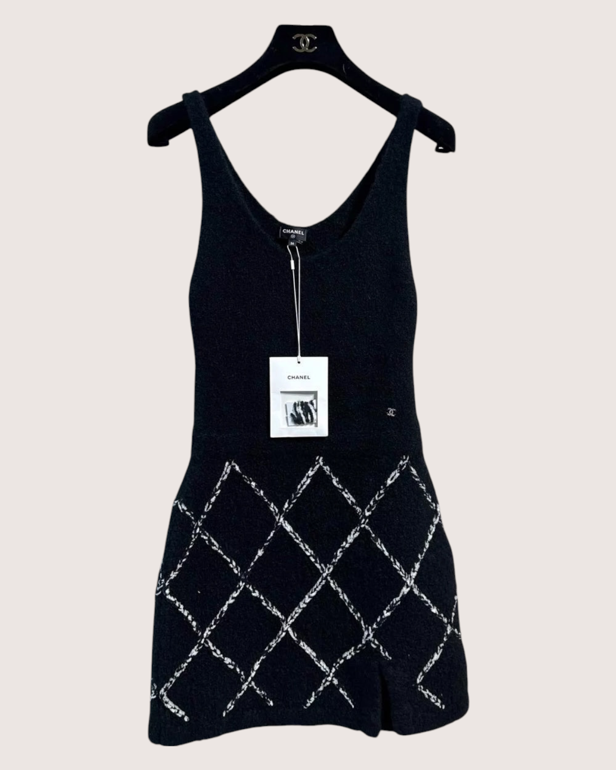 Chanel 23N Coco Beach Cashmere Mini Dress