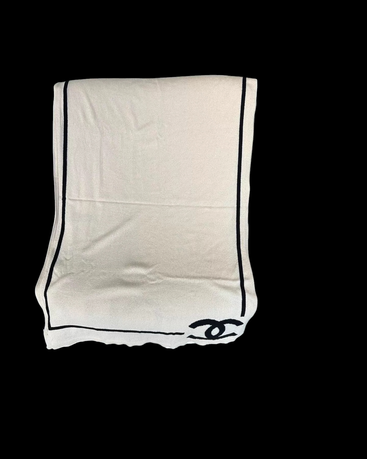 Chanel Logo CC Scarf
