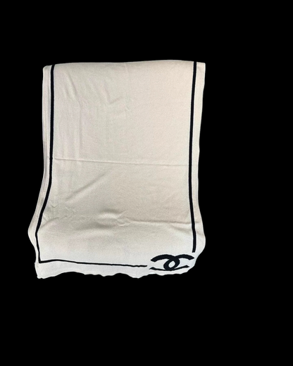 Chanel Logo CC Scarf