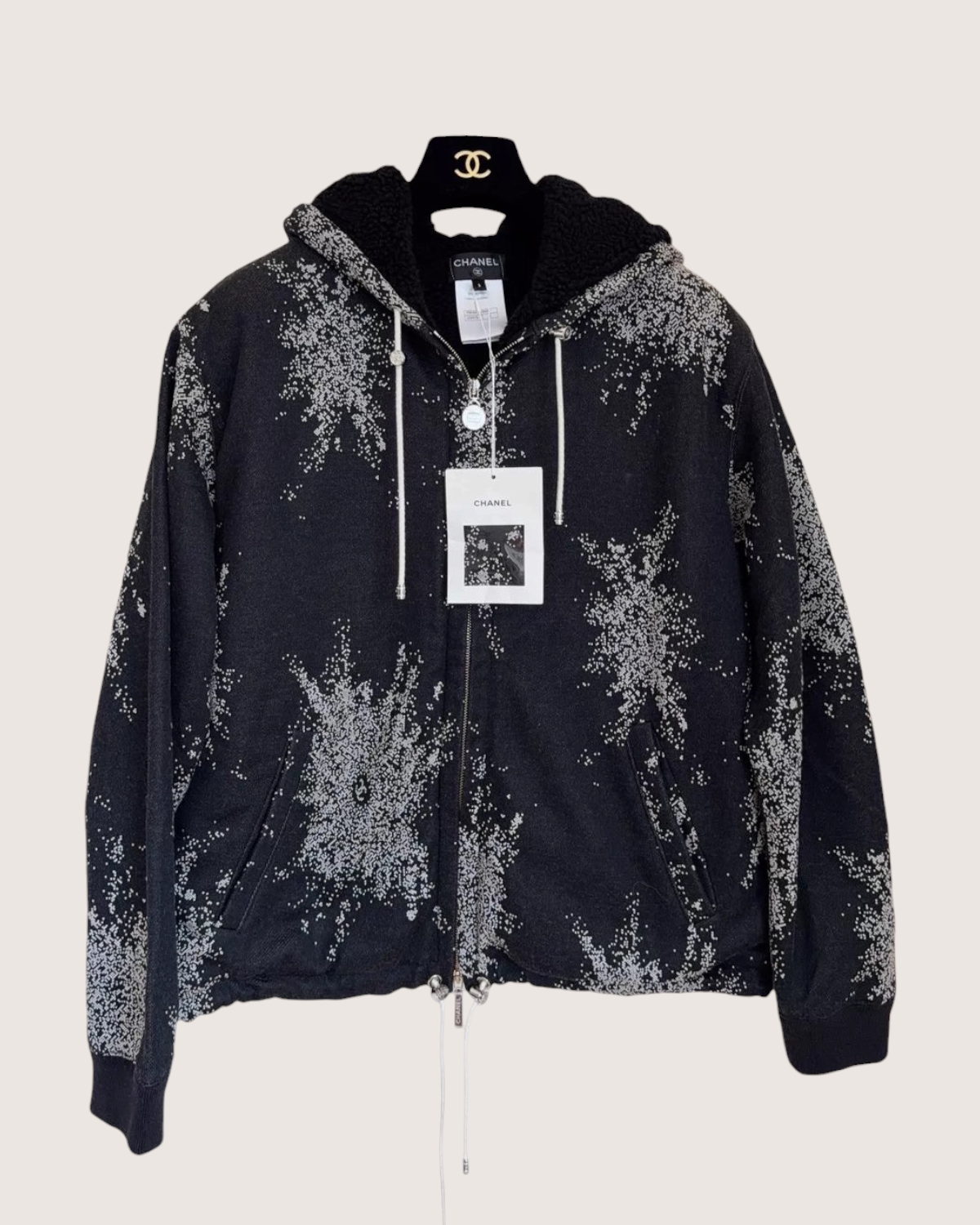 Chanel 25B Zip-Up Hoodie