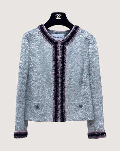 Chanel 23P Braid-Trim Jacket