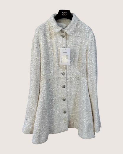 Chanel 24S Sequin Tweed Jacket Dress