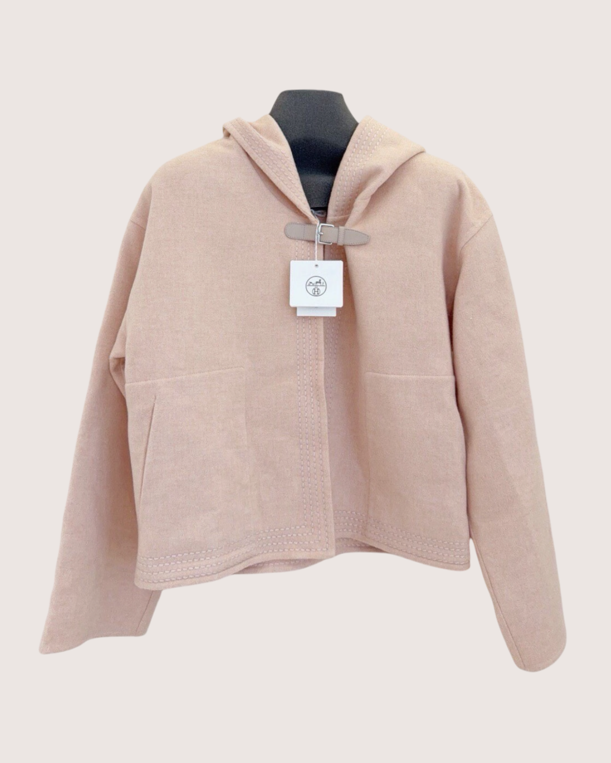 Hermès Cashmere Jacket Pink FR 36
