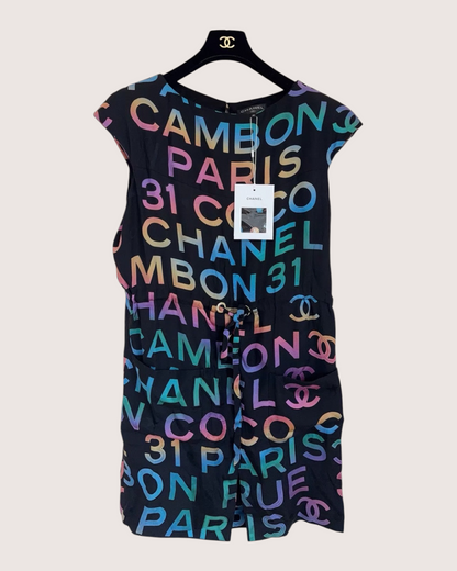 Chanel 24C Mini Dress Black, Multicolor FR 40