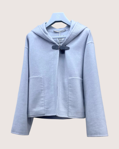 Hermès Hermes Cashmere Hooded Jacket White FR 34