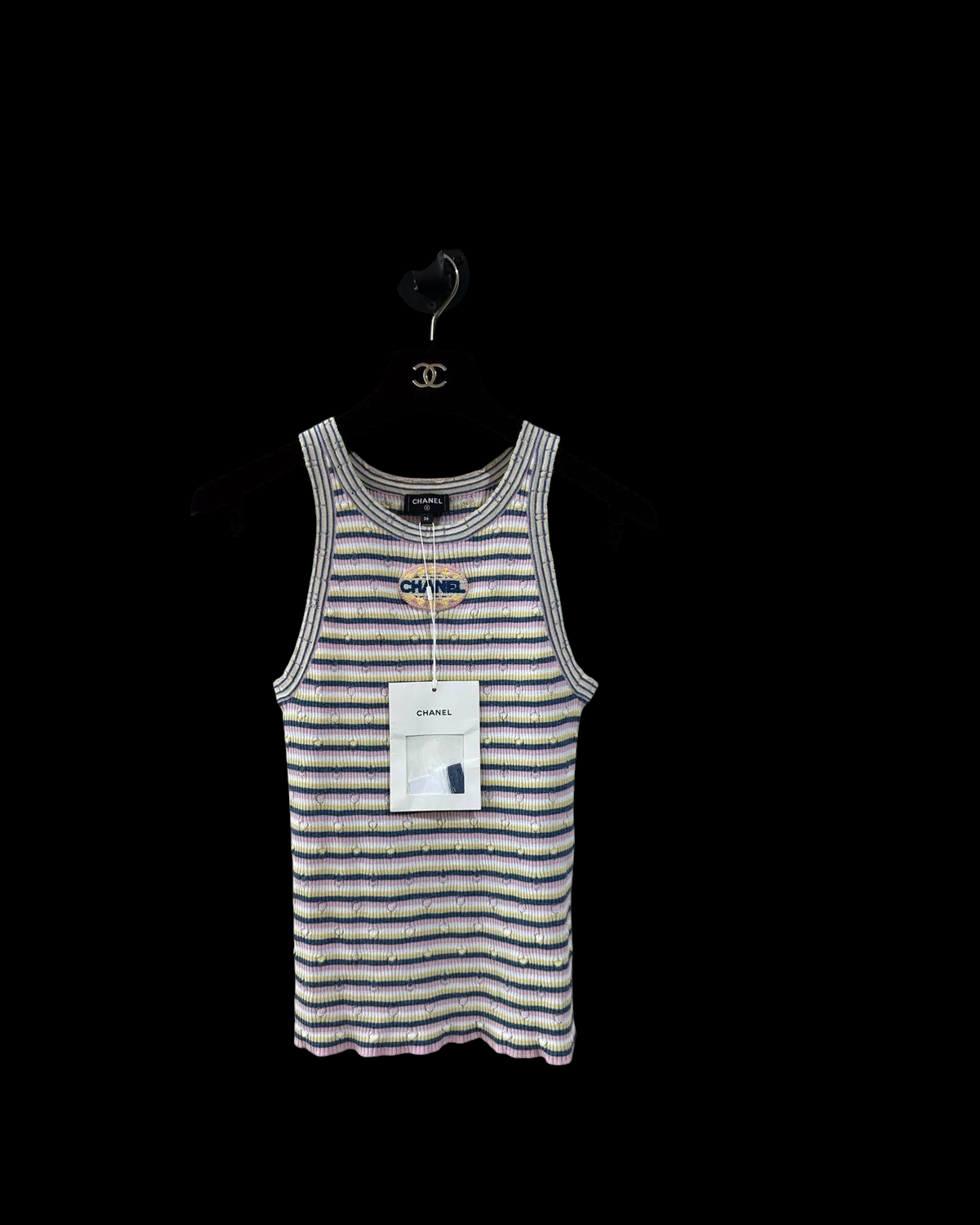 Chanel Knit Striped Vest