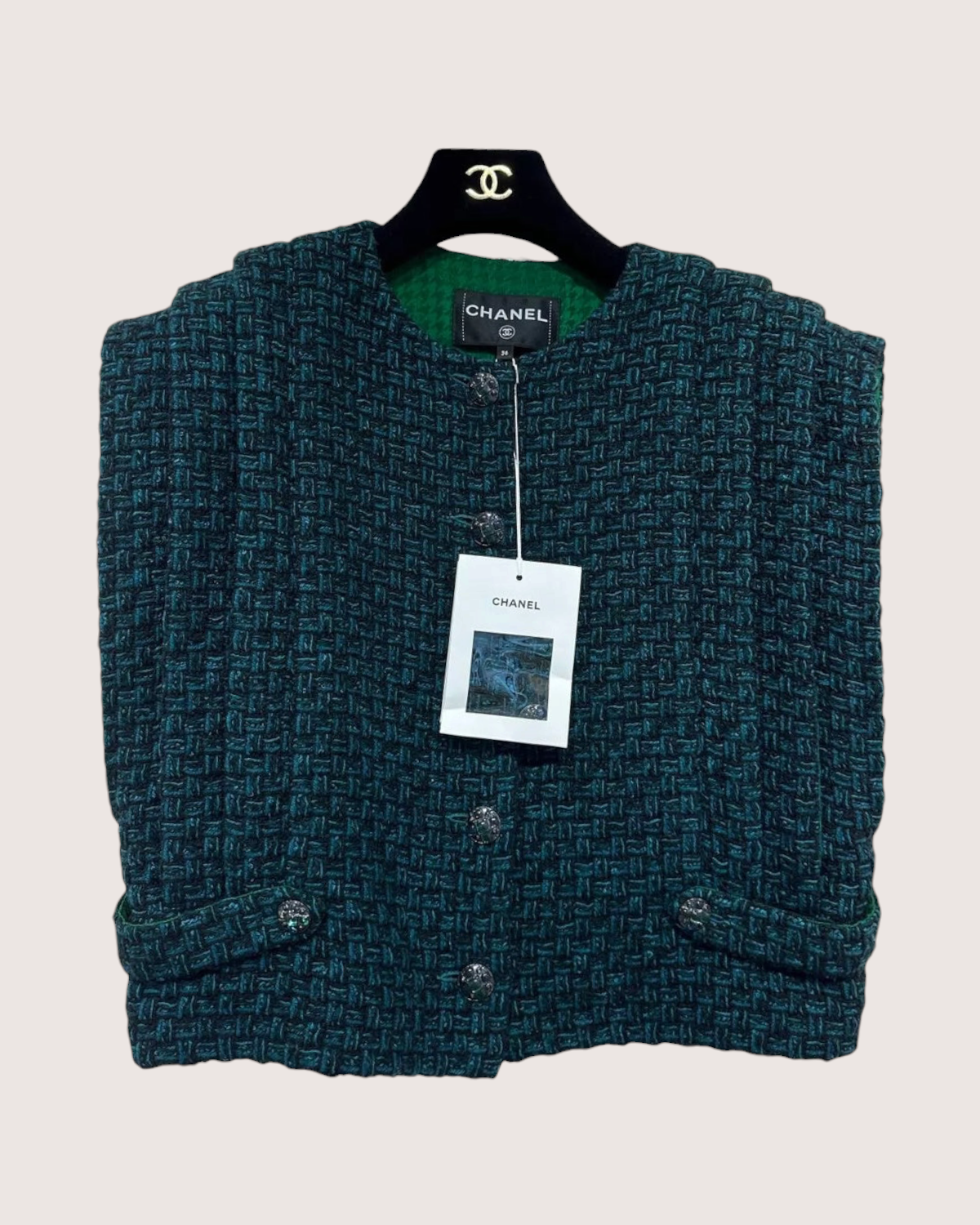 Chanel 24A Tweed Vest