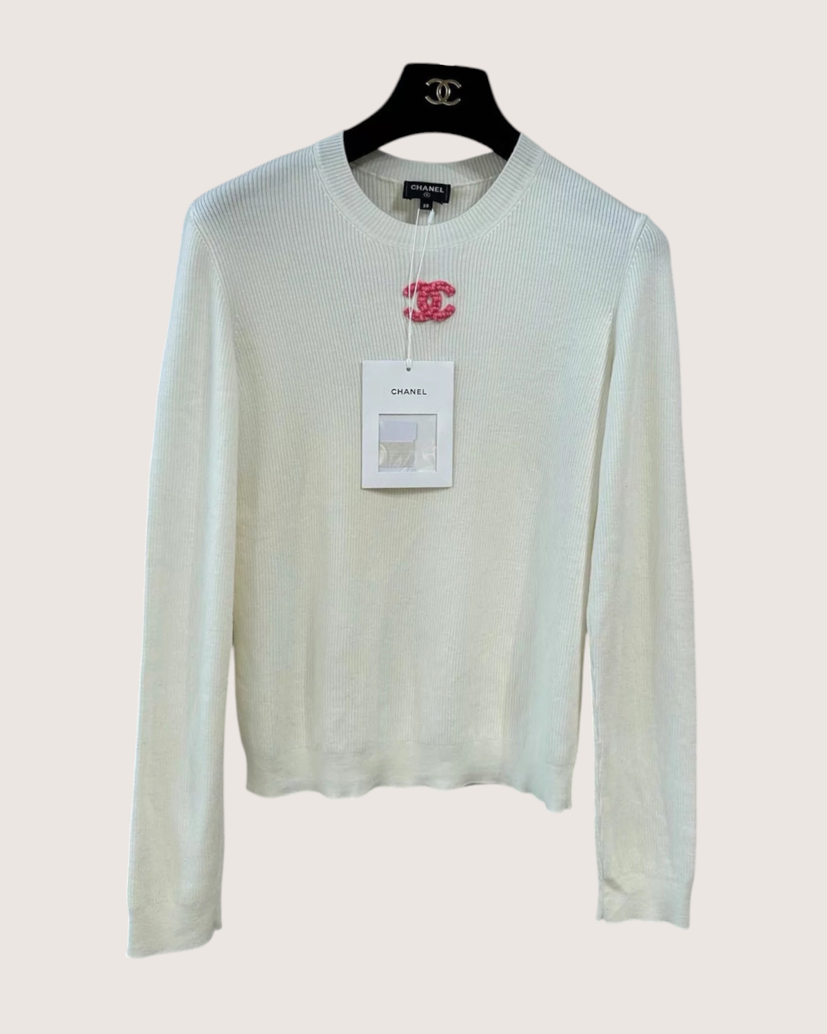 Chanel 22K CC Logo Wool Sweater