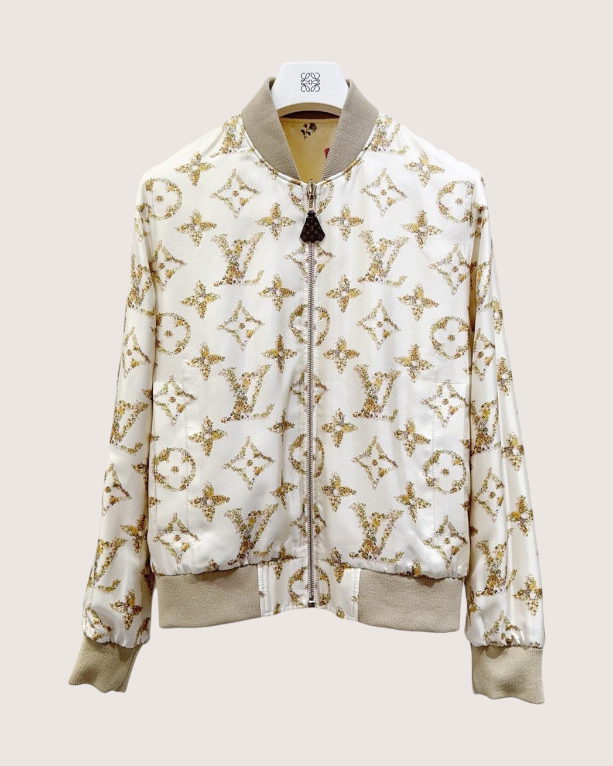 Louis Vuitton Reversible Monogram Jacket Beige/Ecru, Gold, Multicolor FR 36