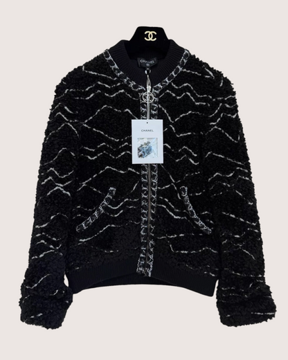 Chanel 19B Zip-Up Jacket