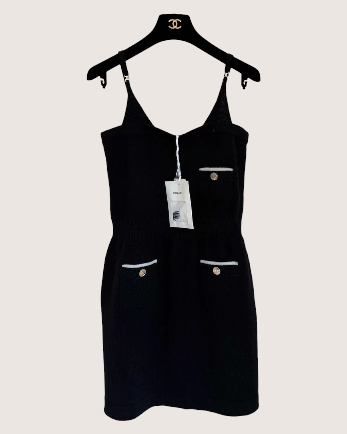 Chanel 25B Cashmere Mini Dress