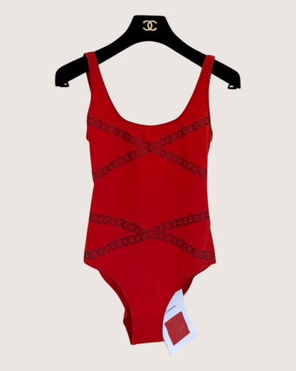 Chanel 20M Chain One-Piece Swimsuit