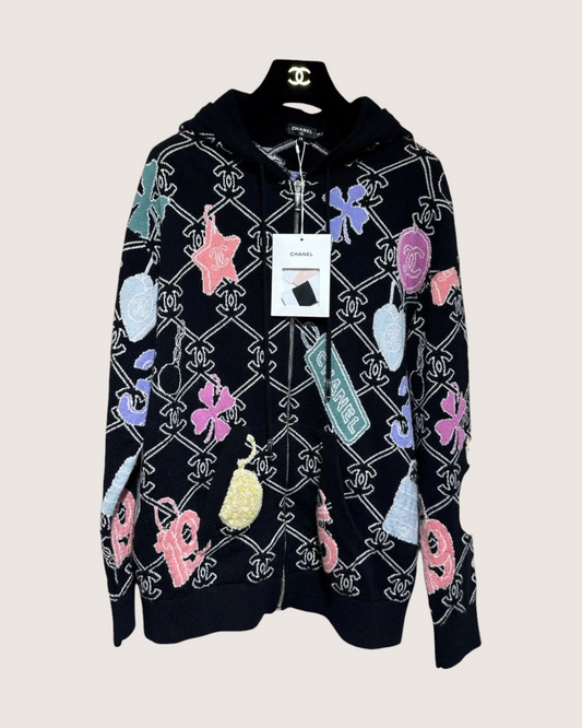 Chanel 22P Lucky Charms Zip-Up Hoodie