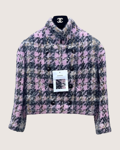 Chanel 24K Houndstooth Jacket