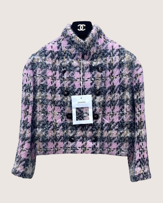 Chanel 24K Houndstooth Jacket