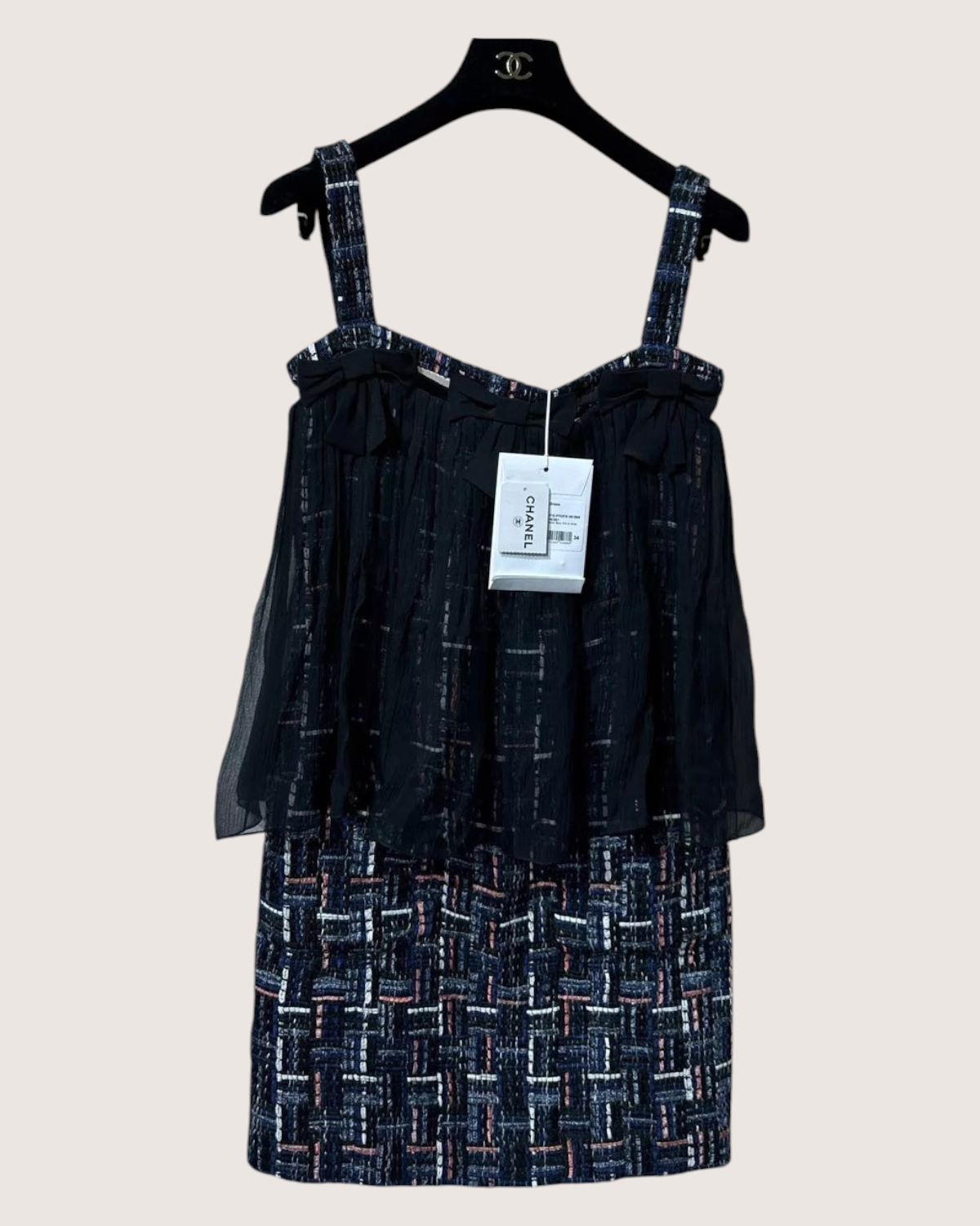 Chanel Bow Strappy Dress