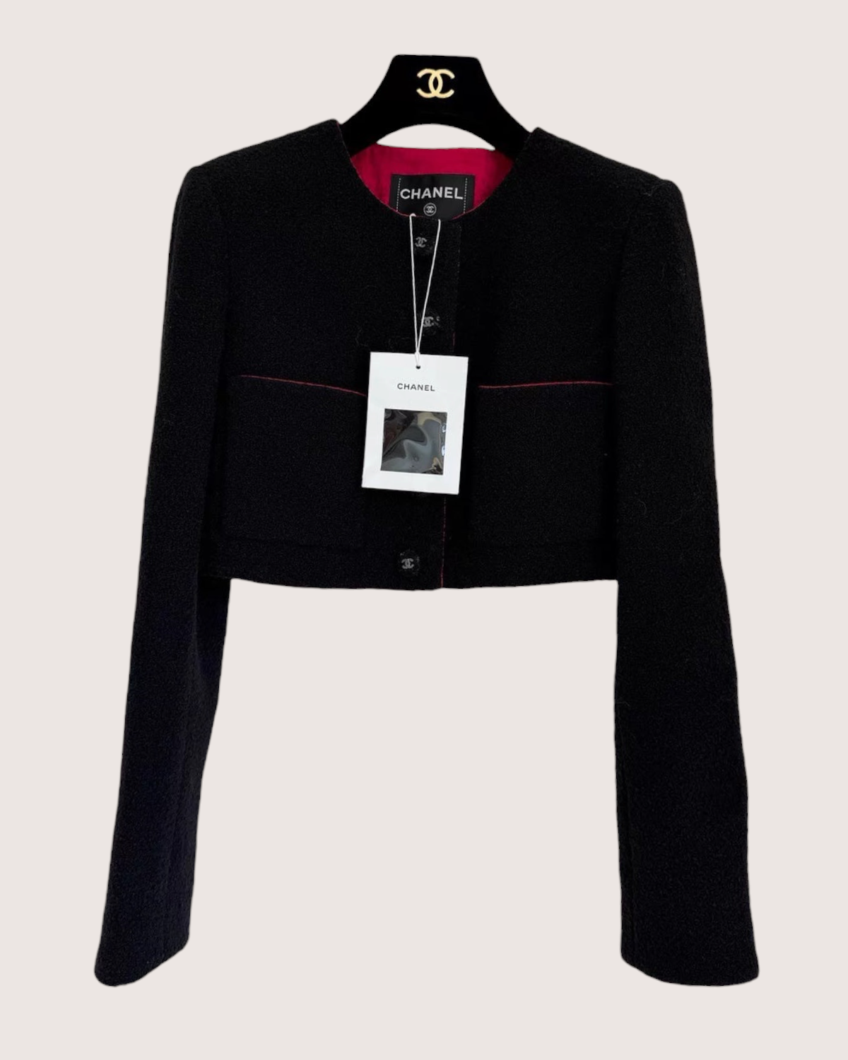 Chanel 21K Cropped Tweed Jacket