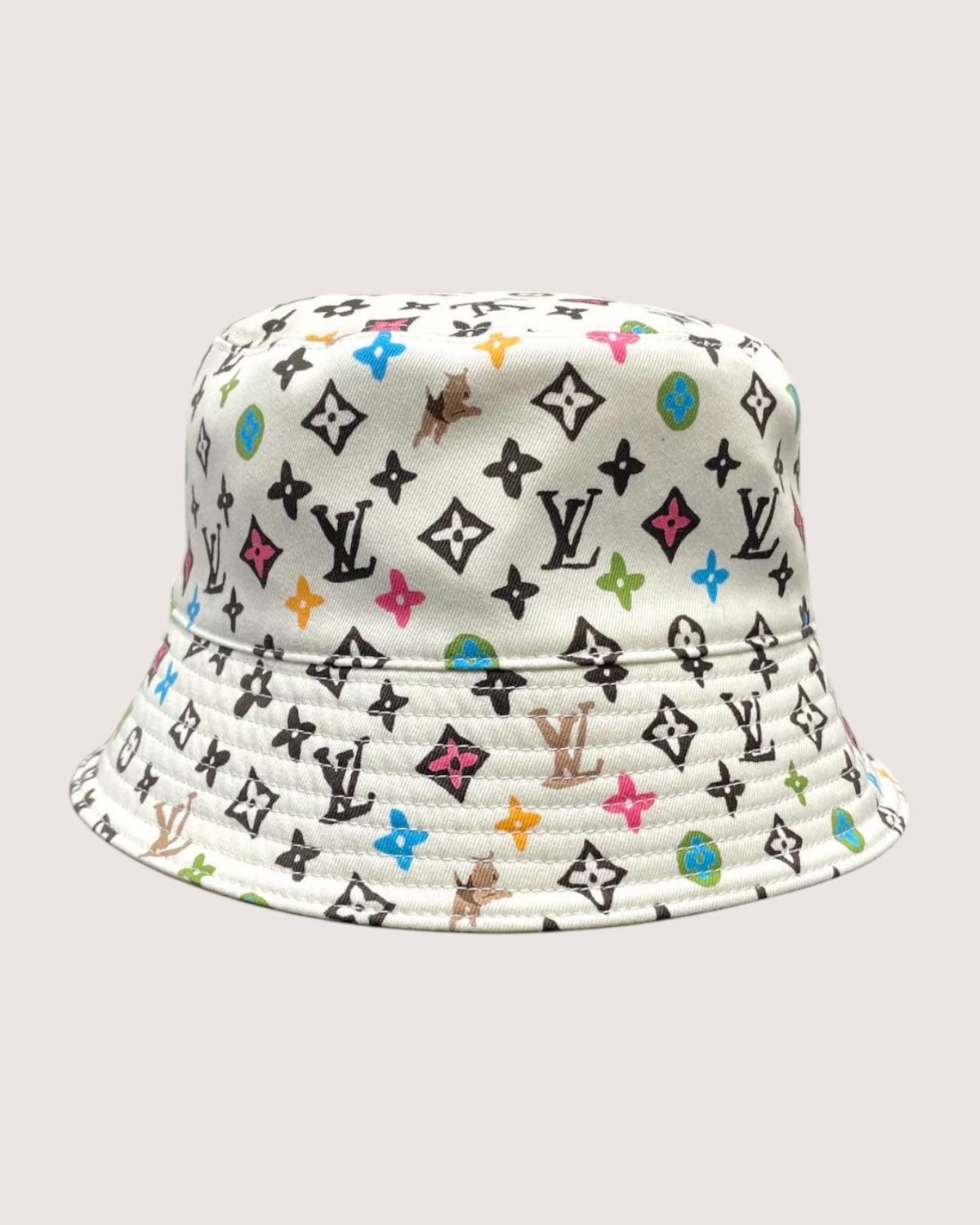 Louis Vuitton Reversible Monogram Hat White, Beige/Ecru, Multicolor One Size