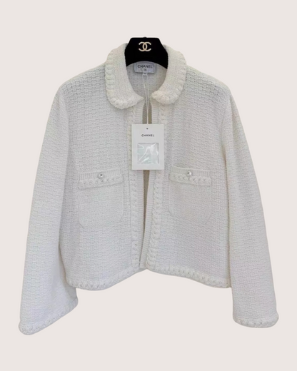 Chanel 25P Collared Tweed Jacket