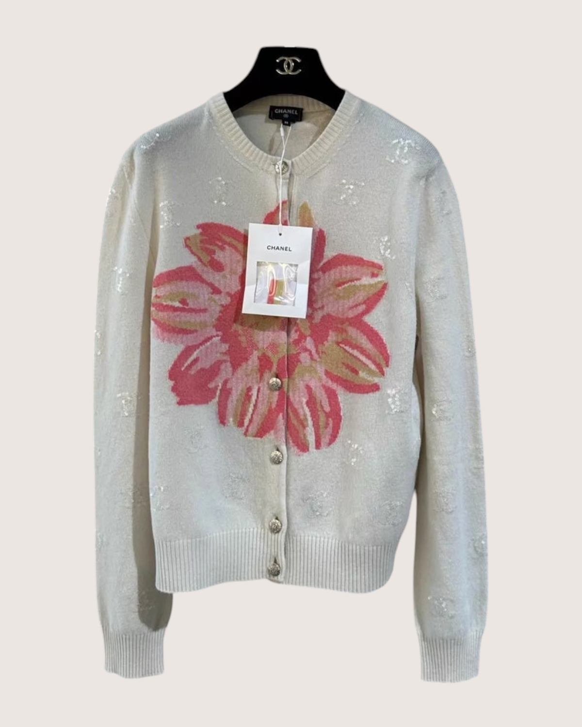 Chanel Sequin CC Cardigan