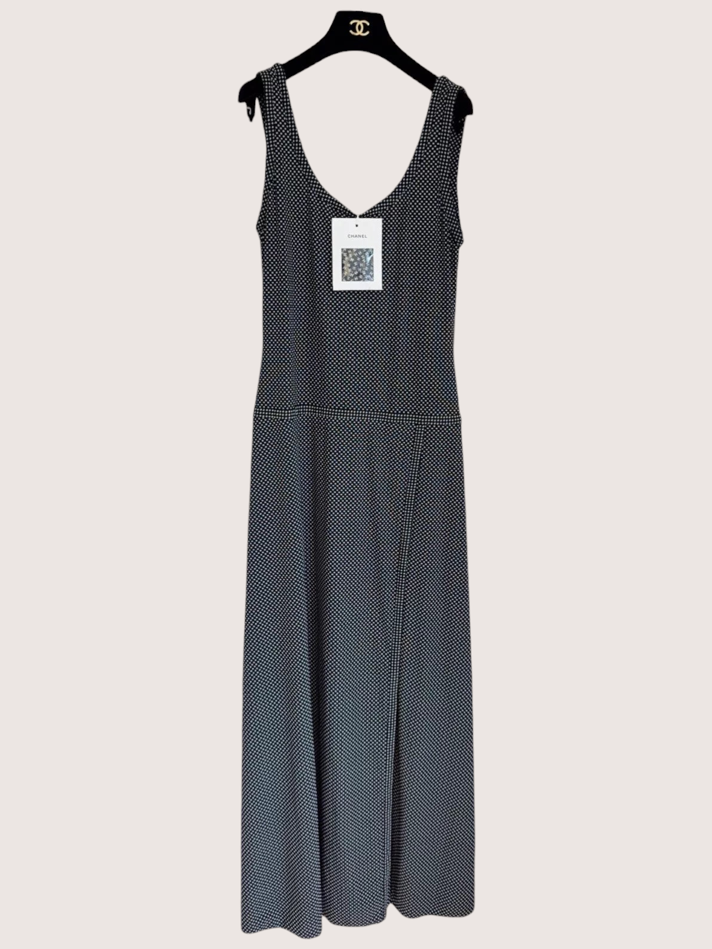 Chanel 24B CC Monogram Maxi Dress