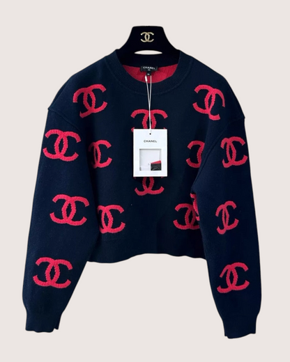 Chanel CC Cashmere Logo Sweater