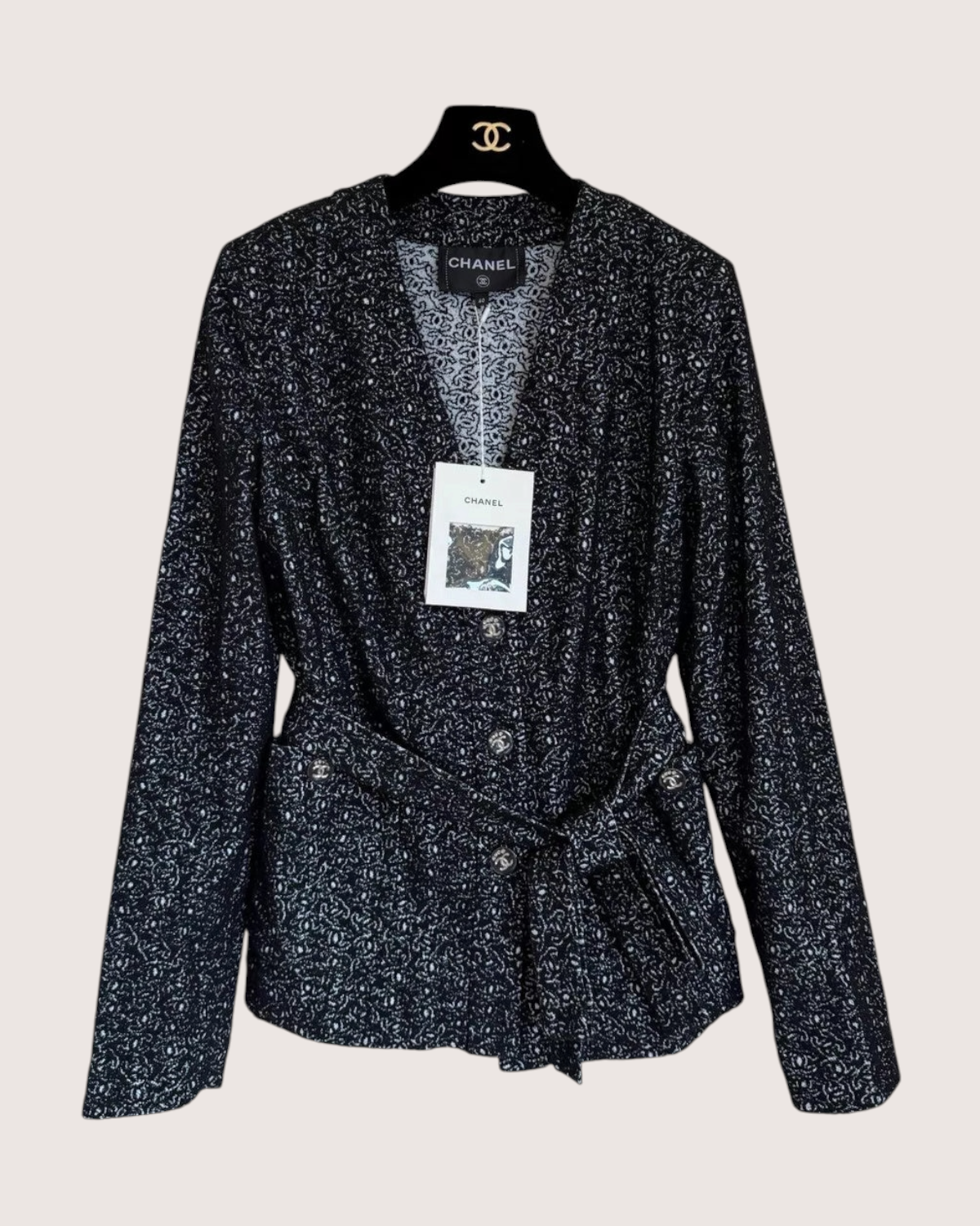 Chanel 25M Coco Beach Belted Jacket